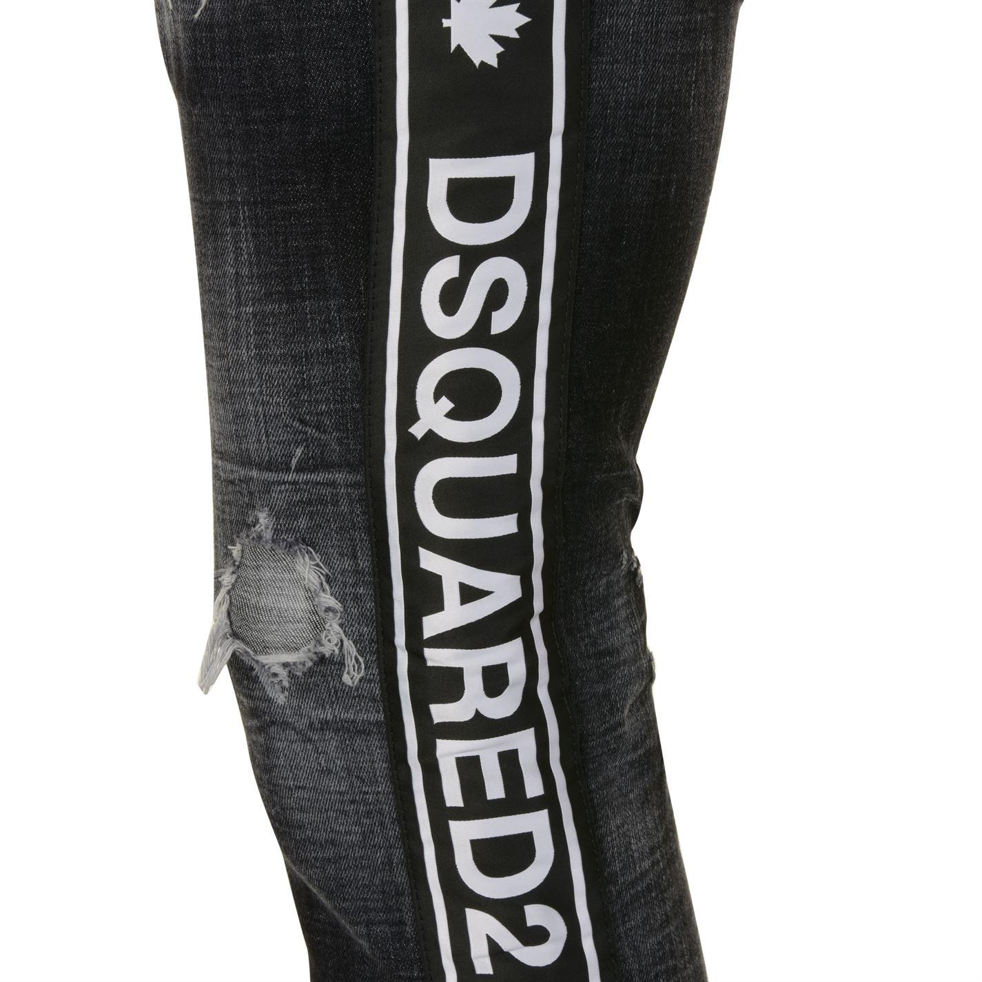 dsquared tape jeans