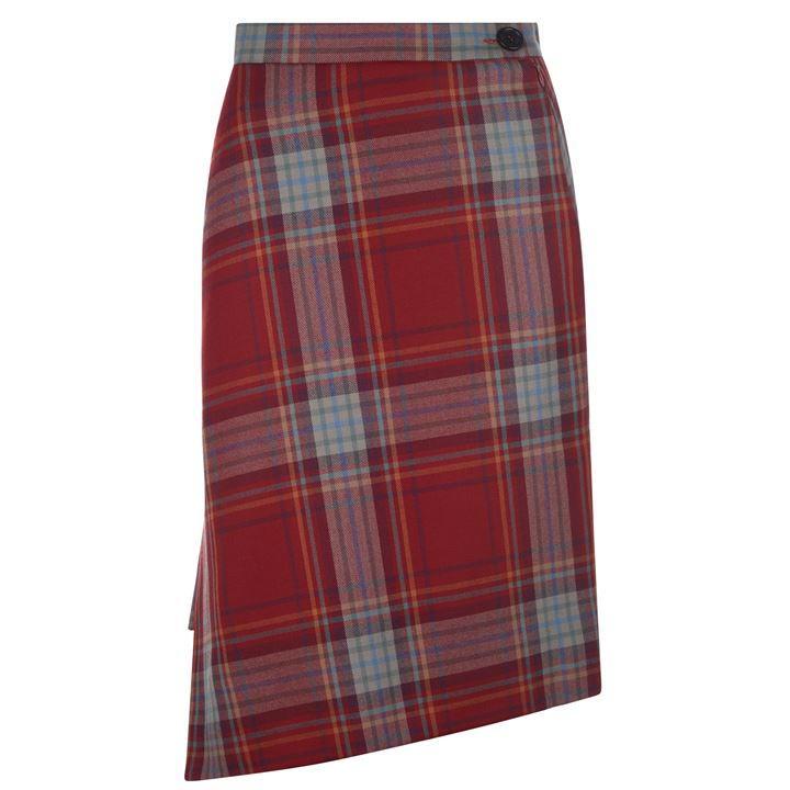 Vivienne Westwood Tartan Infinity Skirt in Red Lyst
