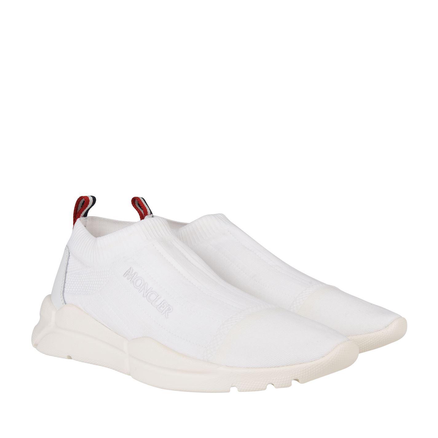 Moncler Leather Adon Logo Trainers in 