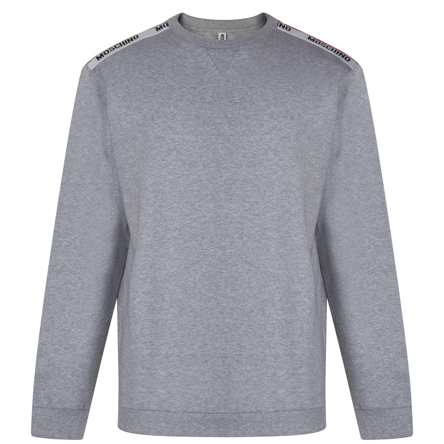 moschino shoulder logo sweatshirt