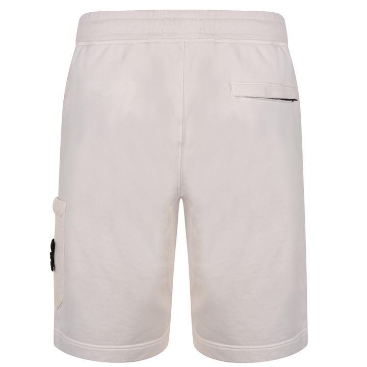 stone island fleece badge shorts