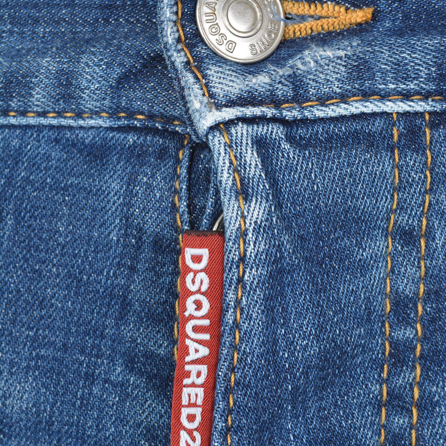 dsquared2 badge jeans