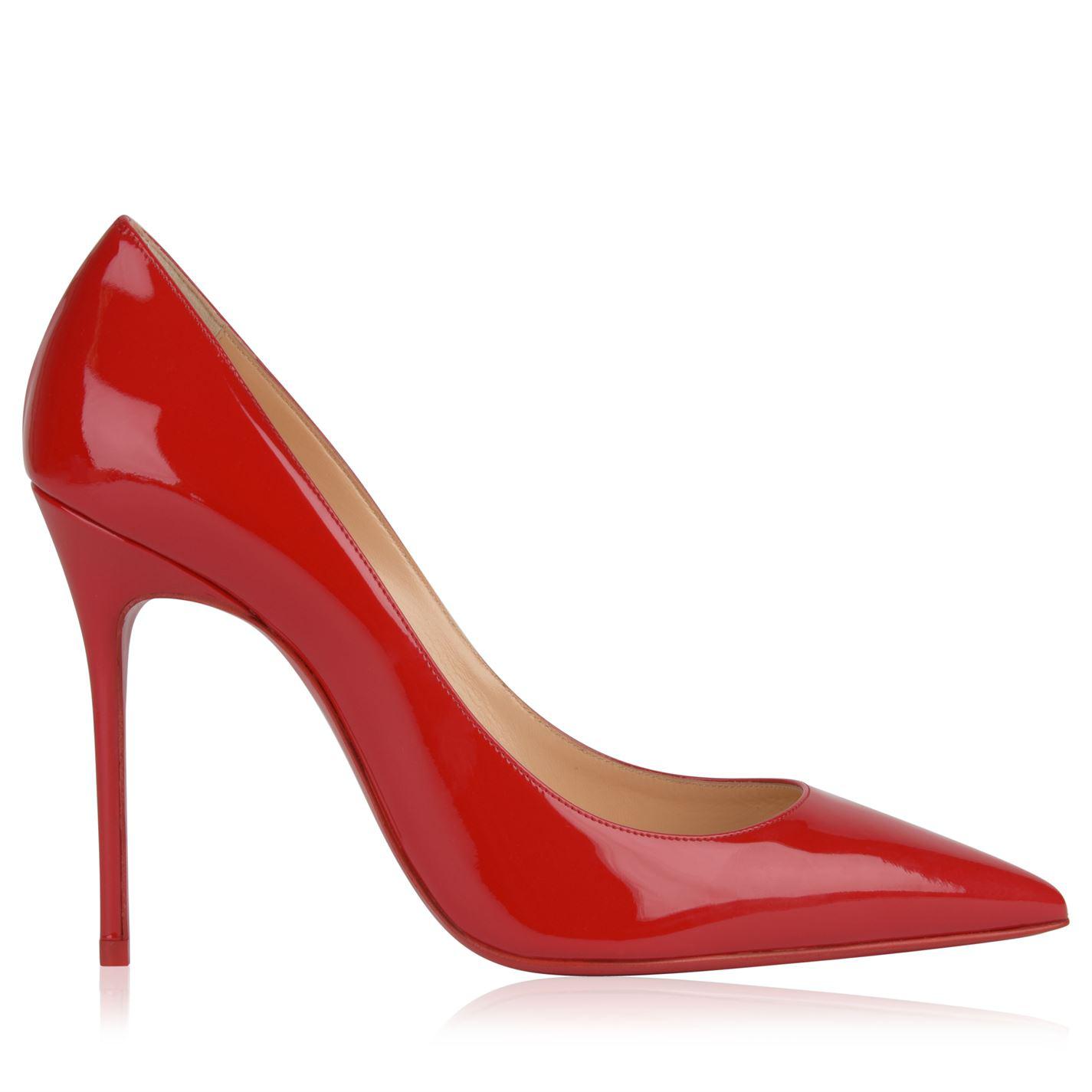 Lyst - Christian Louboutin Decollete Stiletto Heels in Red