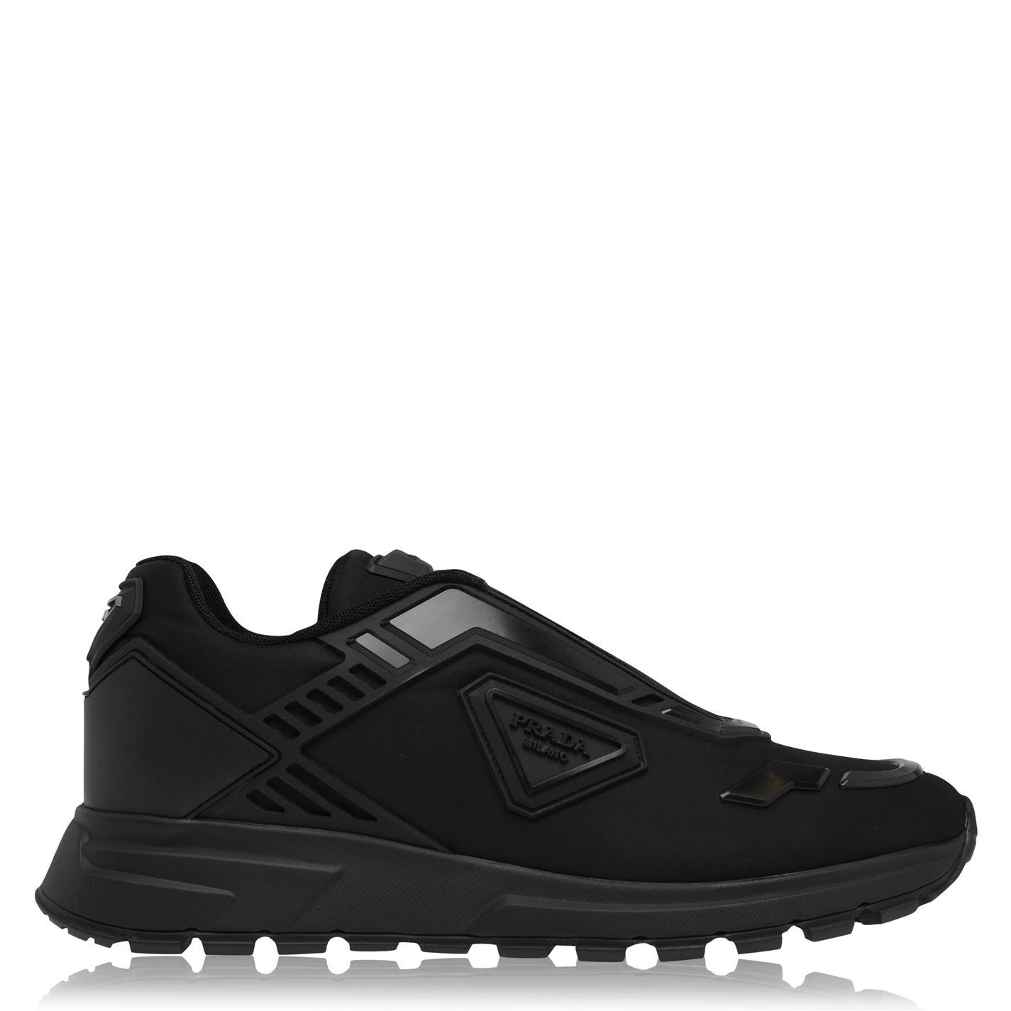 Black mens top prada trainers