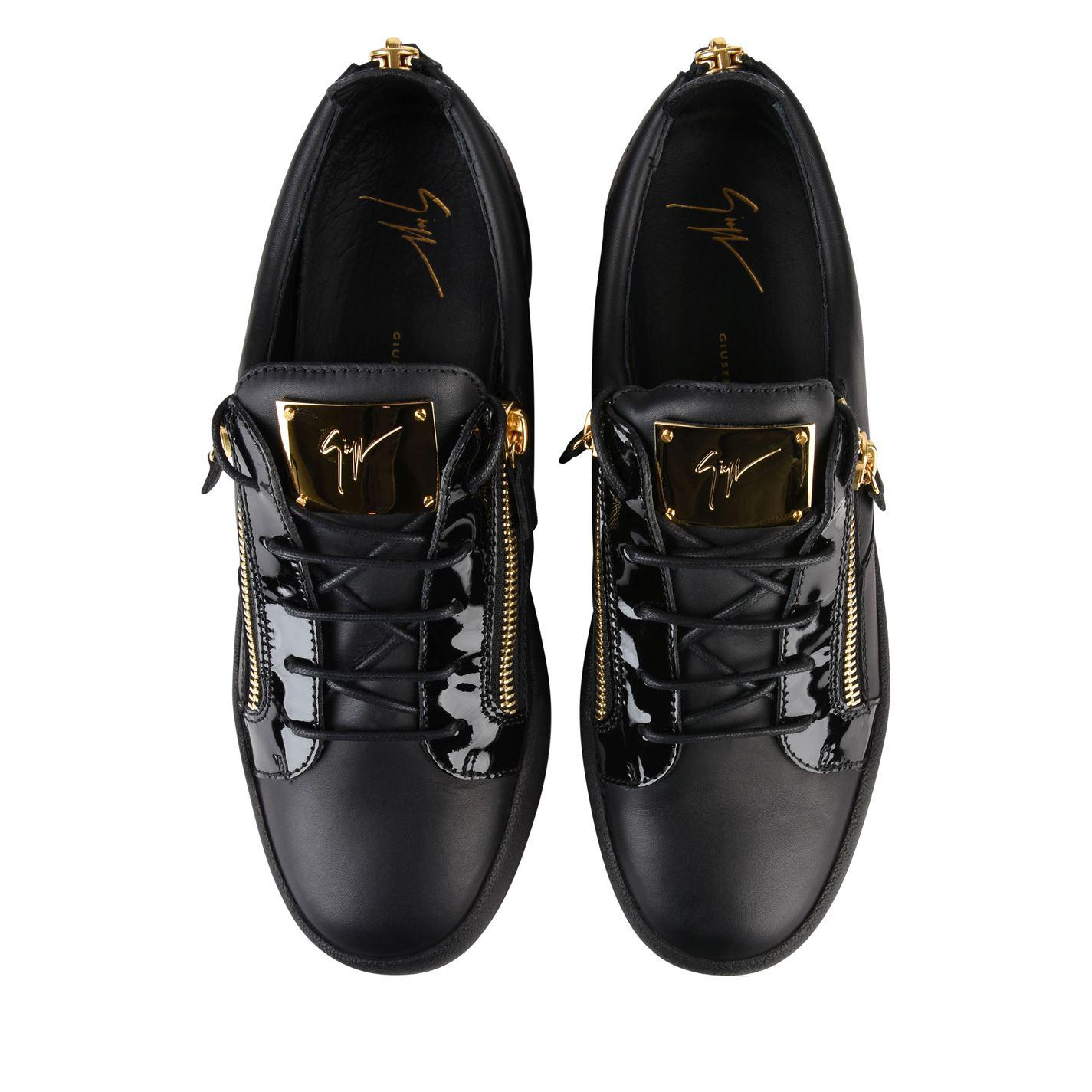 giuseppe zanotti patent trainers