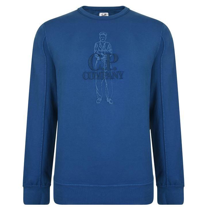 cp company sailor logo sweatshirt