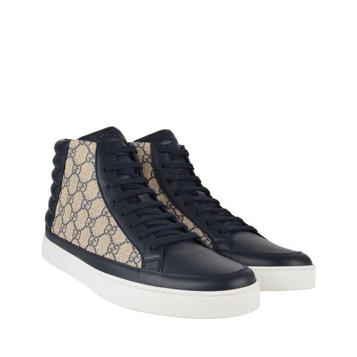 gucci common high gg trainers