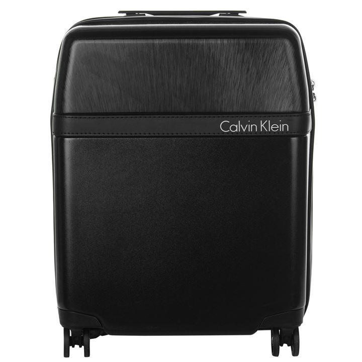calvin klein clarkson square hard suitcase