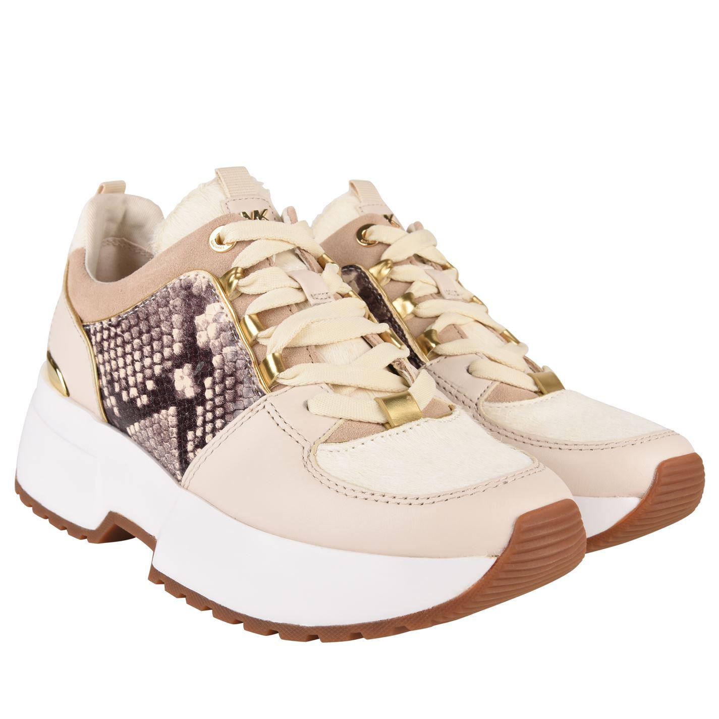 michael kors cosmo trainer light cream