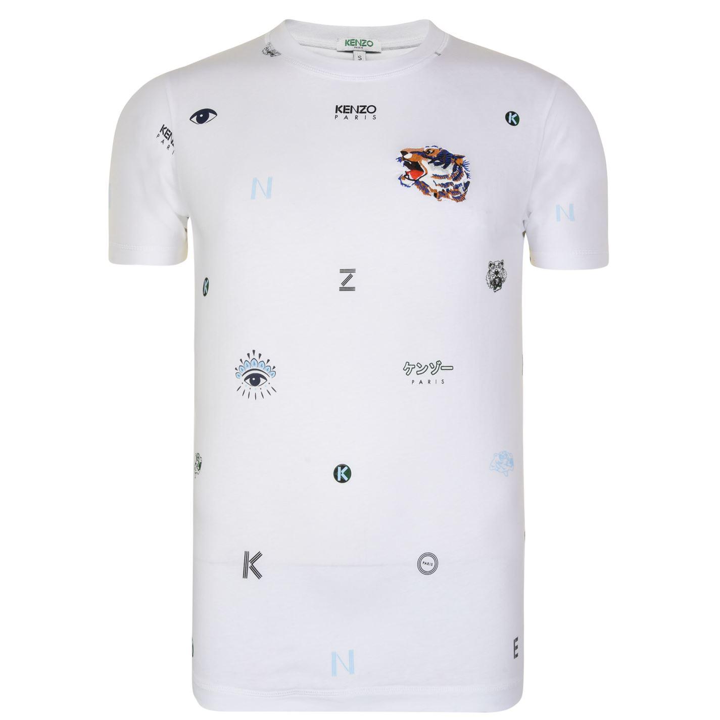 kenzo multi icon t shirt