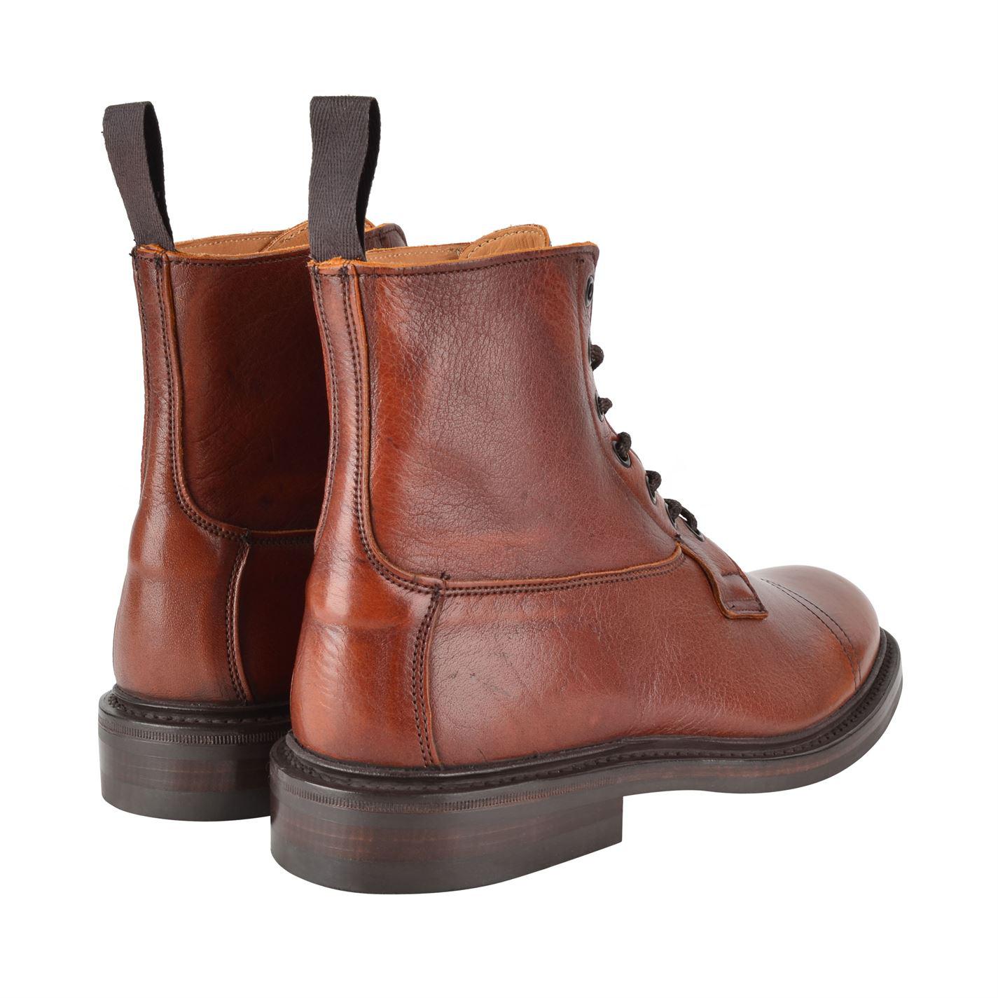 Tricker's Grassmere Kudu Leather Boots in Caramel (Brown) for Men - Lyst