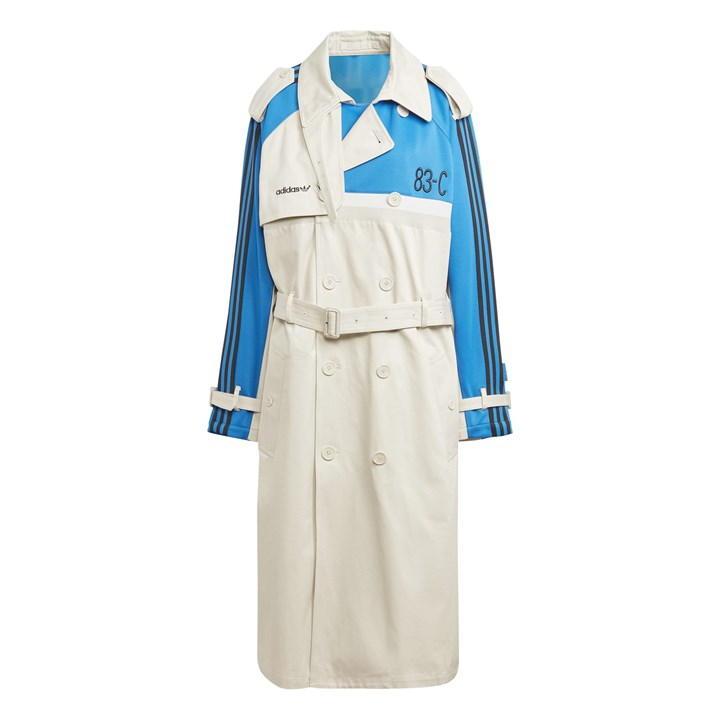adidas Originals Trench Coat in Blue for Men | Lyst UK
