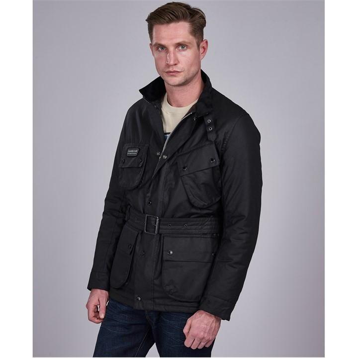 Barbour International New Sl Wax Jacket L in Black for Men | Lyst UK