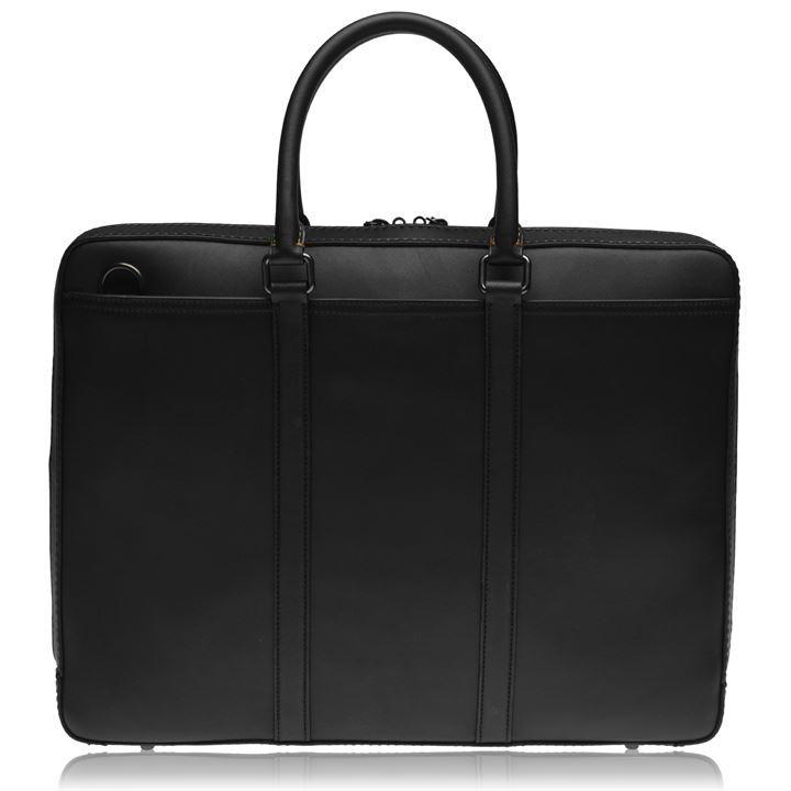 COACH Slim Brief Laptop Bag Mens in Black for Men - Lyst