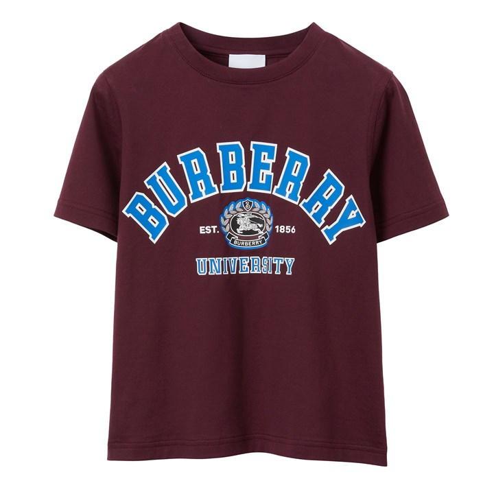 Burberry College Logo T Shirt Junior in Purple Lyst UK