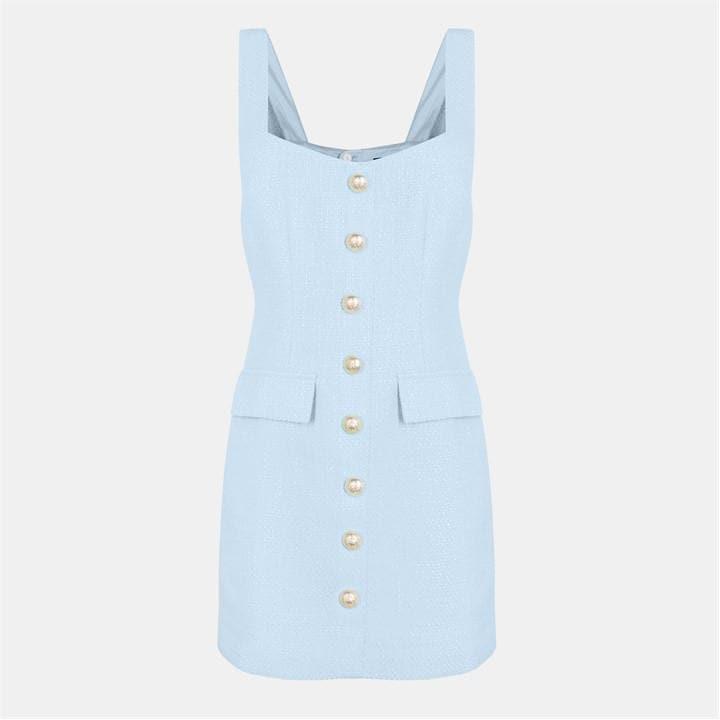 emilie boucle mini dress in pink bardot Bardot Emilie Boucle Mini Dress in Pink