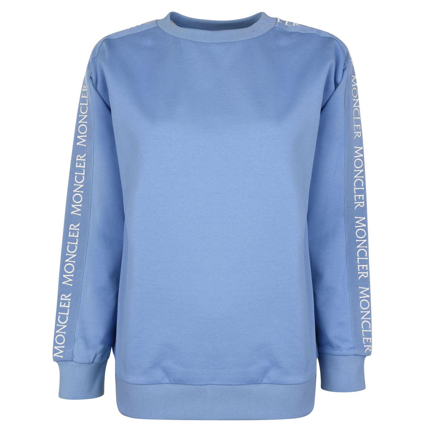 Moncler Cotton Logo Tape Sweatshirt in 