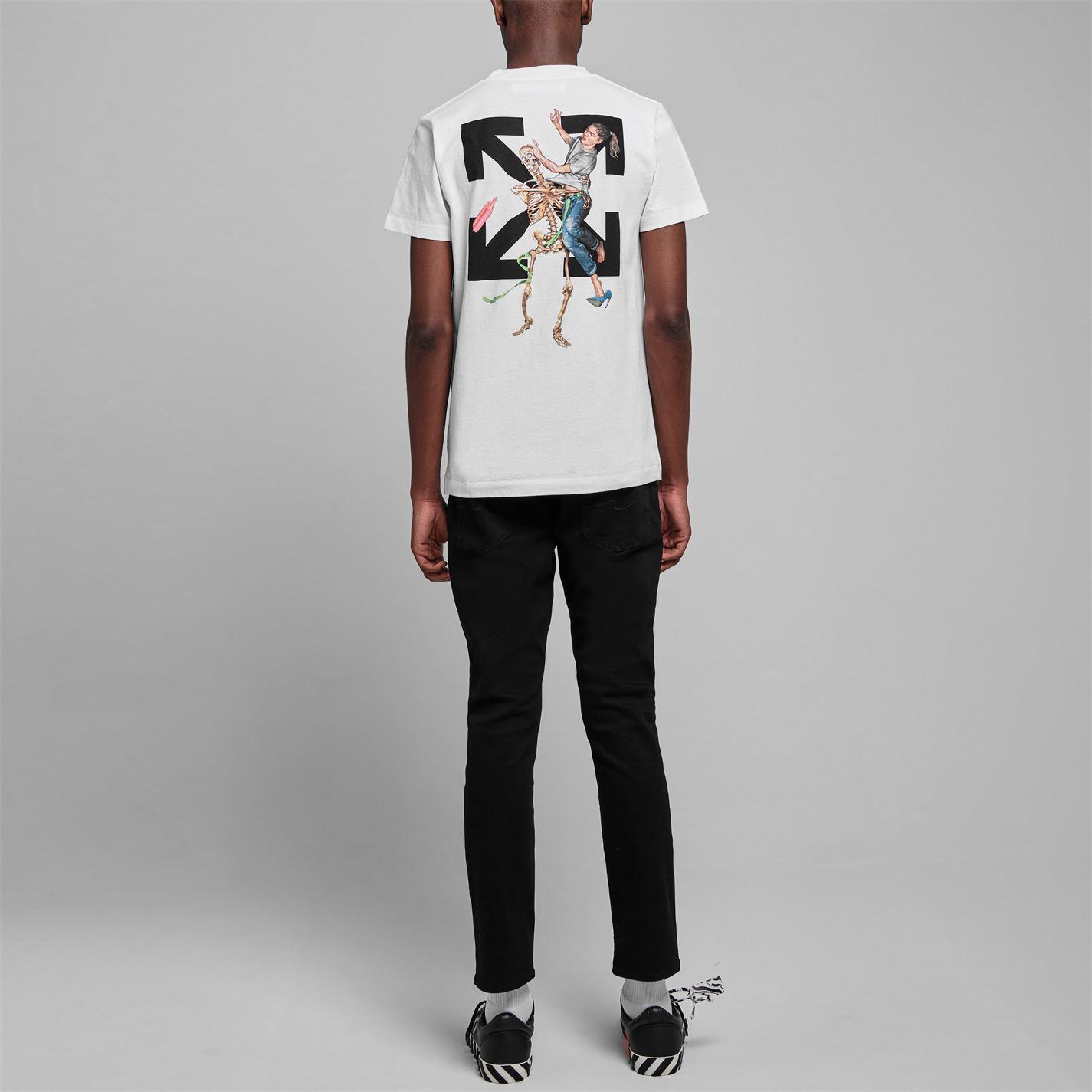 Off-White c/o Virgil Abloh Pascal Skeleton T Shirt in White for 