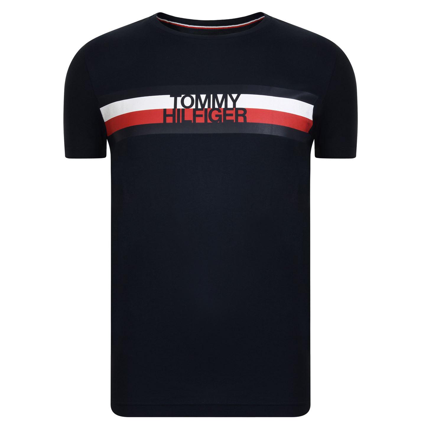 tommy hilfiger signature logo t shirt