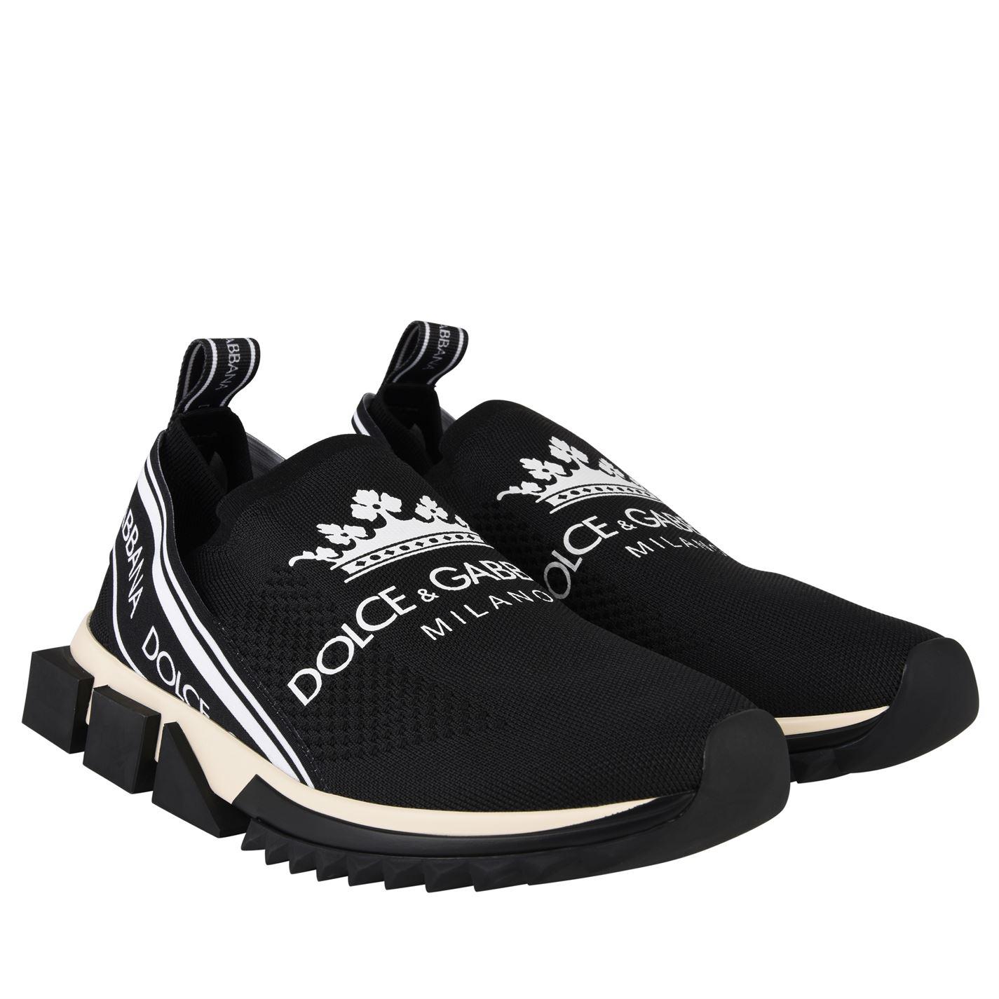 dolce and gabbana crown run trainers