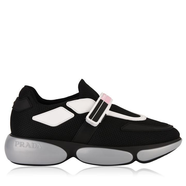 Prada Leather Cloudbust Trainers in Black - Lyst