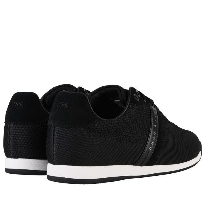 boss low top knit trainers