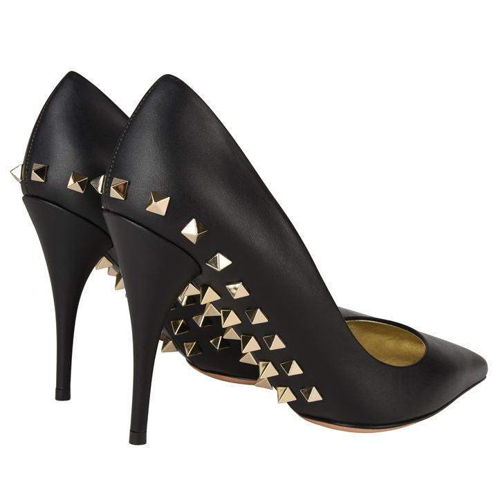 valentino jaw studded pumps