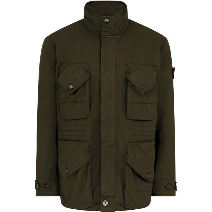 Stone Island David Tc Field Jacket in Green for Men Lyst UK