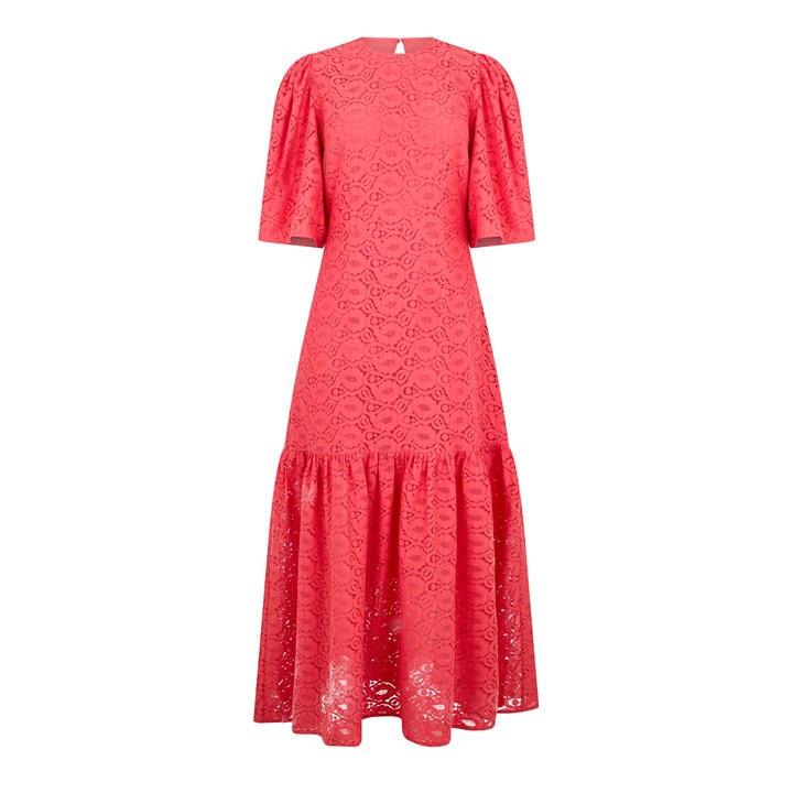 long dress with lace top Yours Always Lace Maxi Dress main image 0