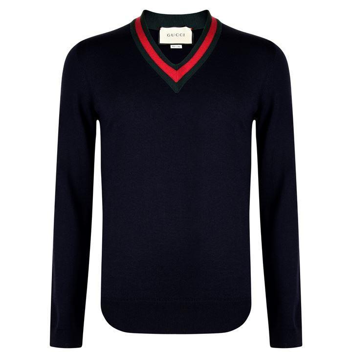 gucci web trim sweatshirt