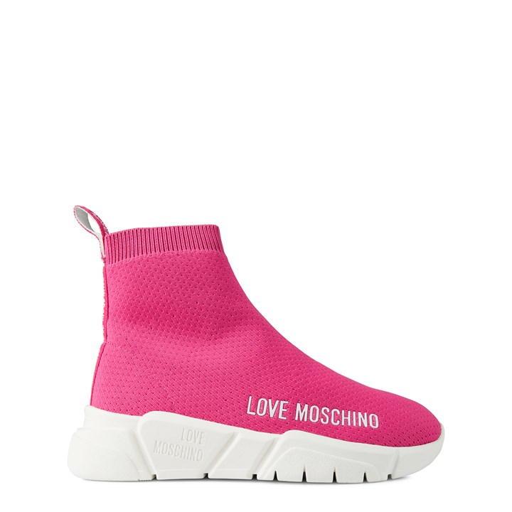 Flannels Love Moschino Trainer LOVE MOSCHINO Logo Strap Sock