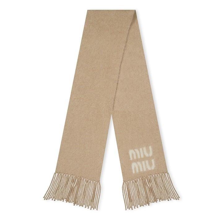【MiuMiu】Cashmere scarf マフラー miu MIUMIU ミュウミュウ マフラー 5FS048 2F8S レディース