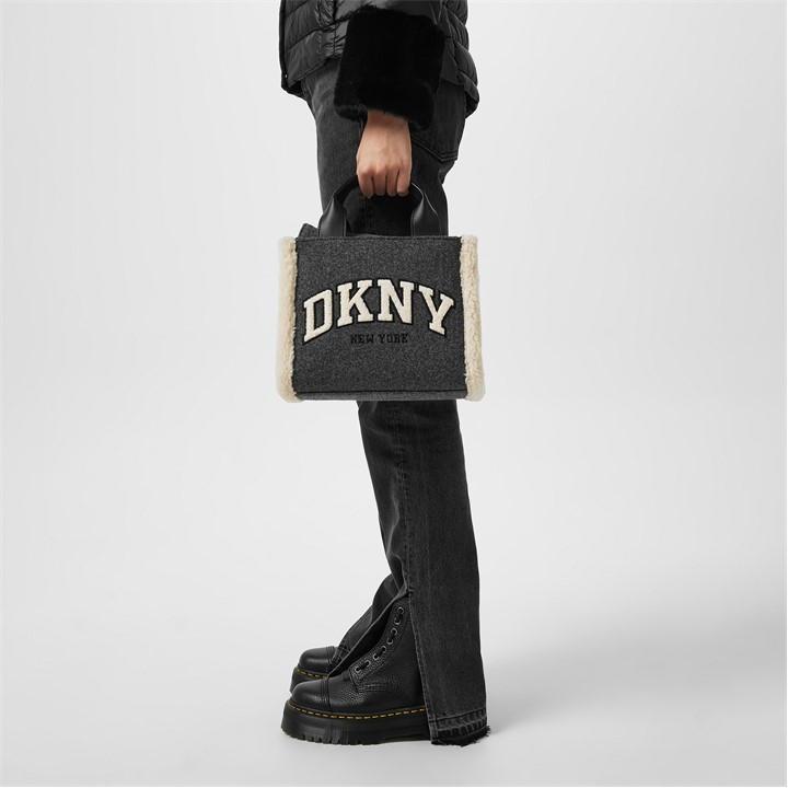 DKNY Handlee Canvas Tote Bag in Black Lyst UK