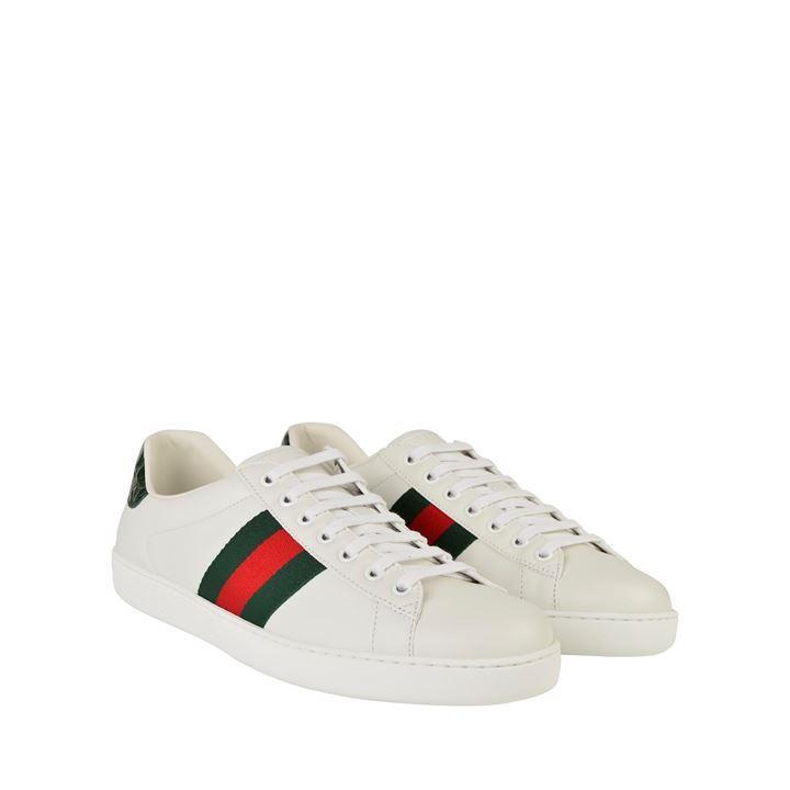 gucci new ace web trainers