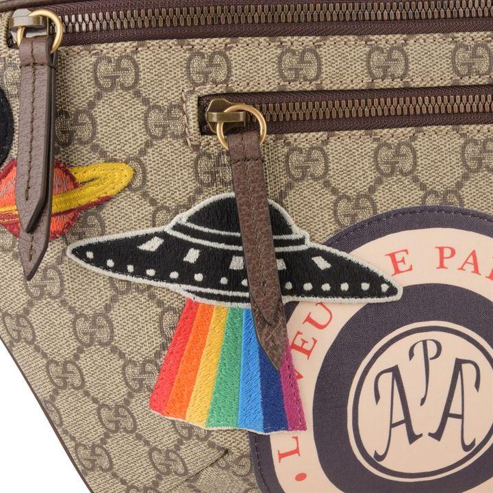 Gucci Gg Supreme Messenger Bag Patches IQS Executive