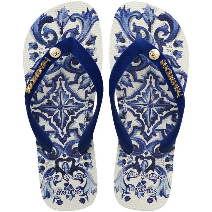 Havaianas X Dolce And Gabbana Mediterraneo Flip Flop in Blue Lyst UK
