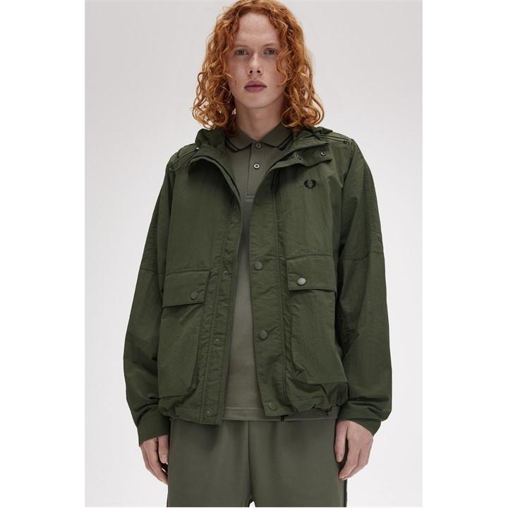 Bomber Jacket Snorkel Parka Fred Perry Fred Perry Coat Green Shop