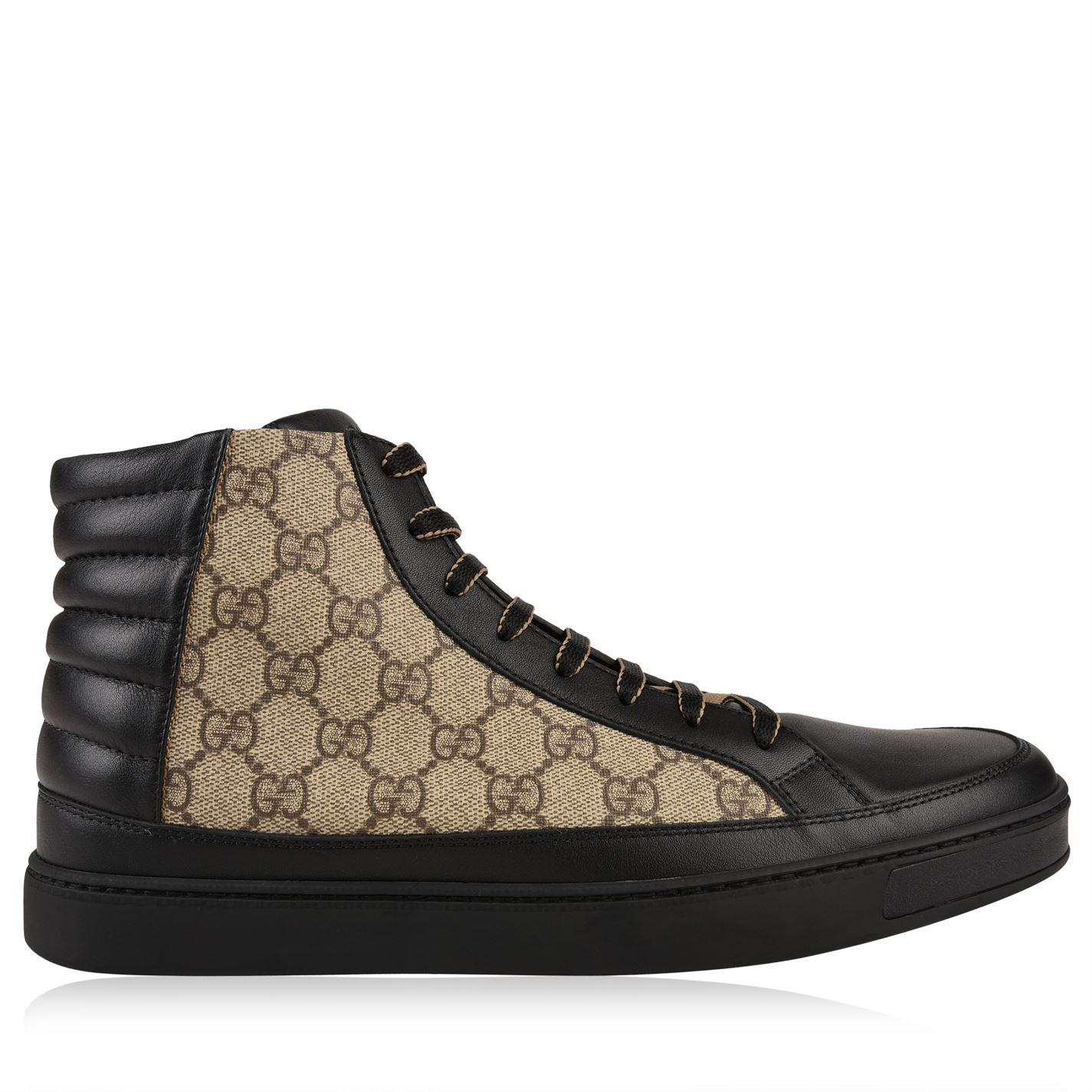 gucci common high gg trainers