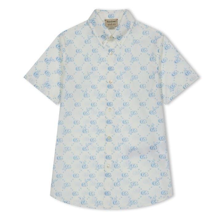 Gucci Beatrix Potter™ Peter Rabbit™ Cotton Shirt in Blue for Men