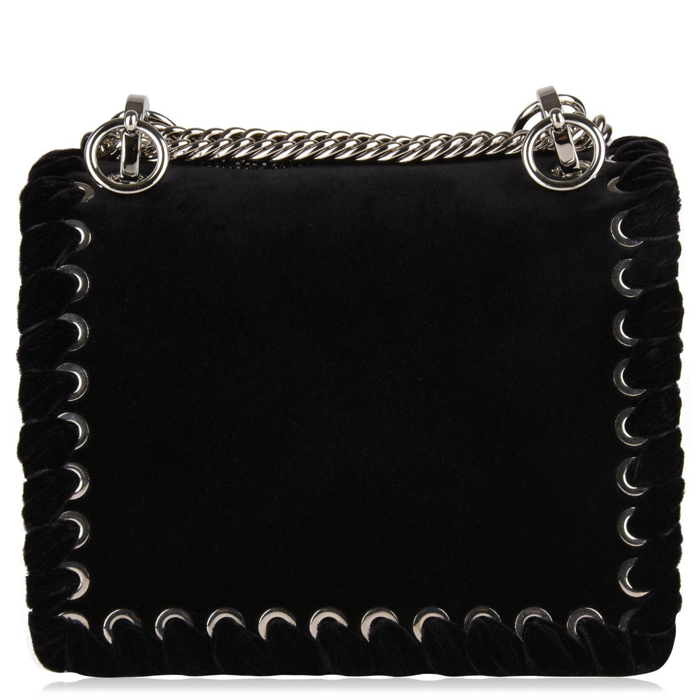 velvet chain bag