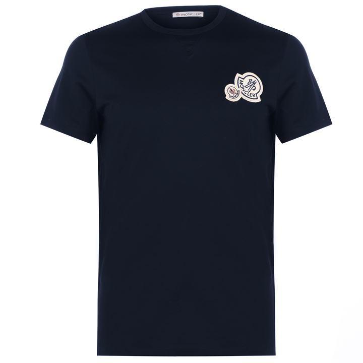 moncler multi logo t shirt