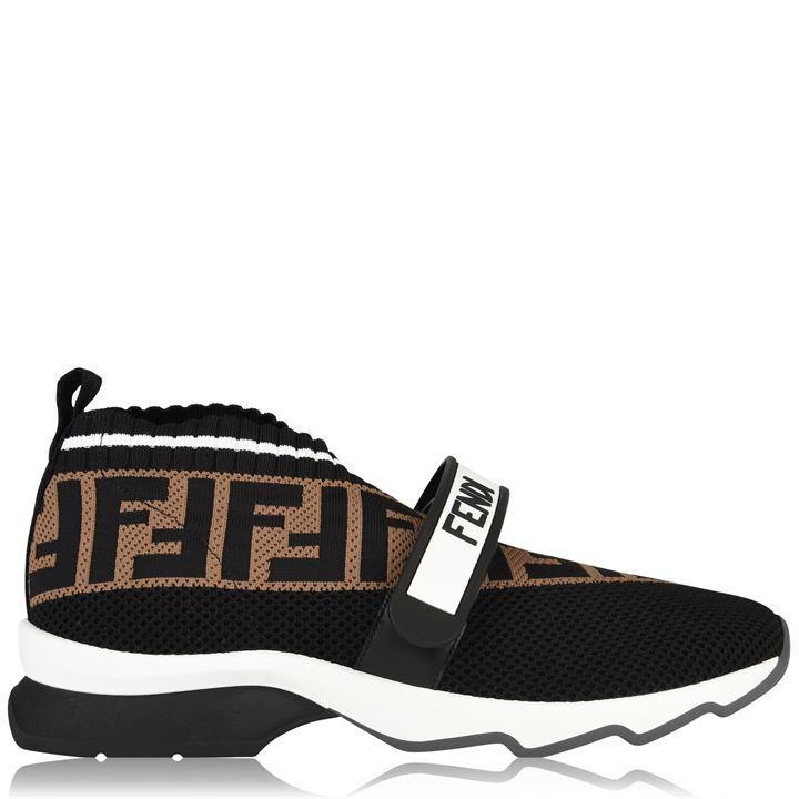 Womens black fendi trainers Clearance