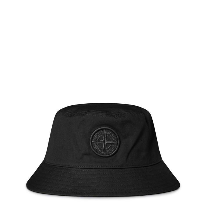 Stone Island Bucket Hat in Black for Men Lyst UK