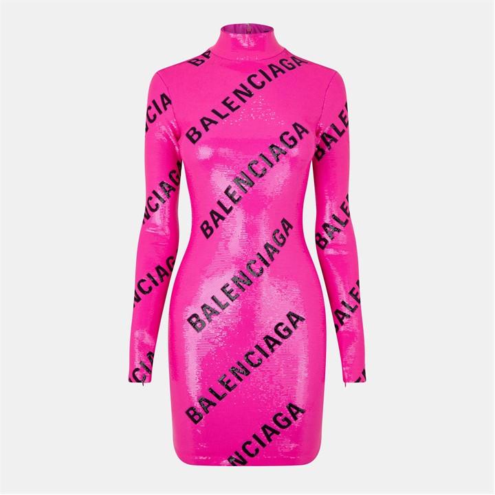 pink balenciaga sweater dress balenciaga pink dress