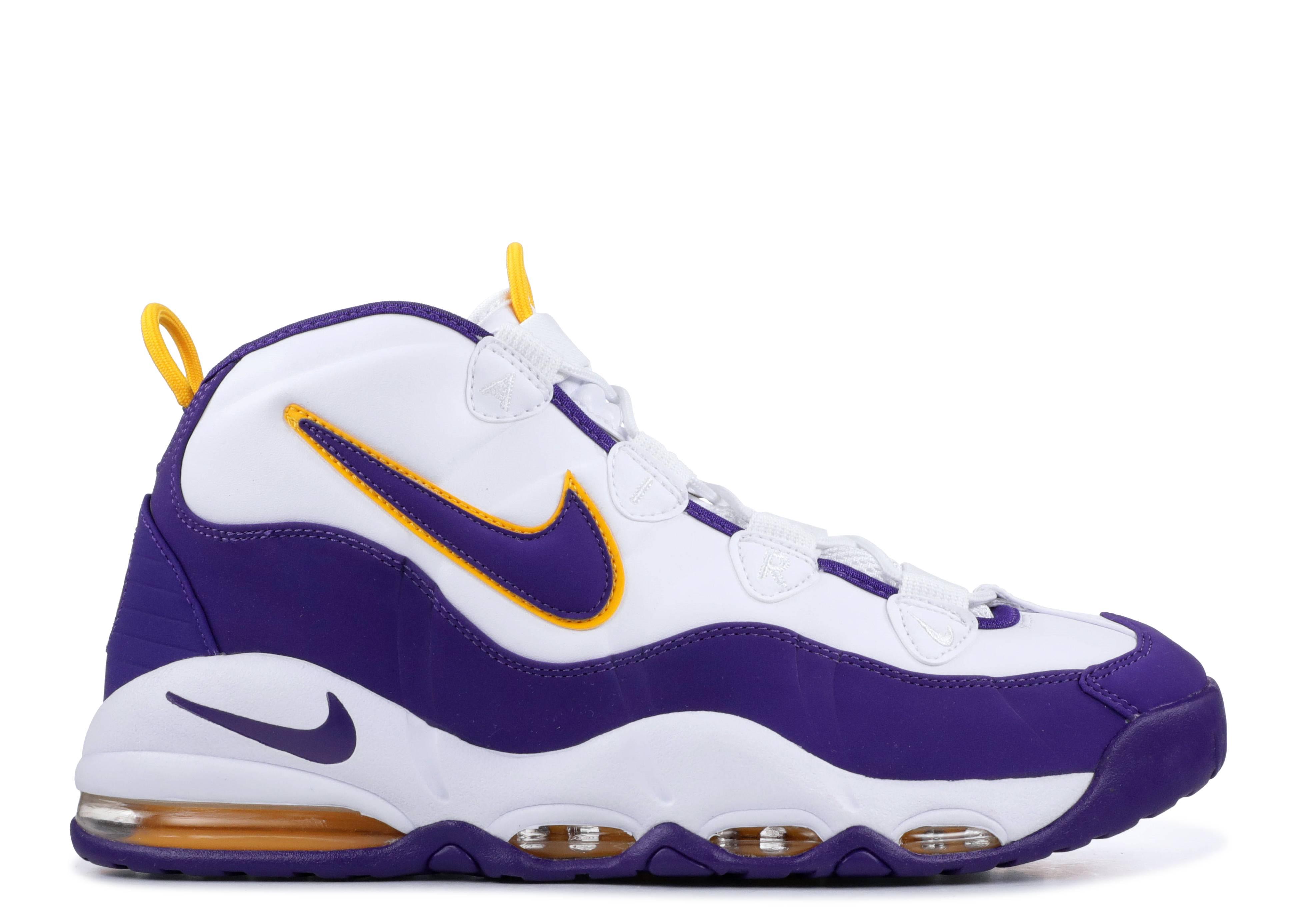 nike uptempo lakers