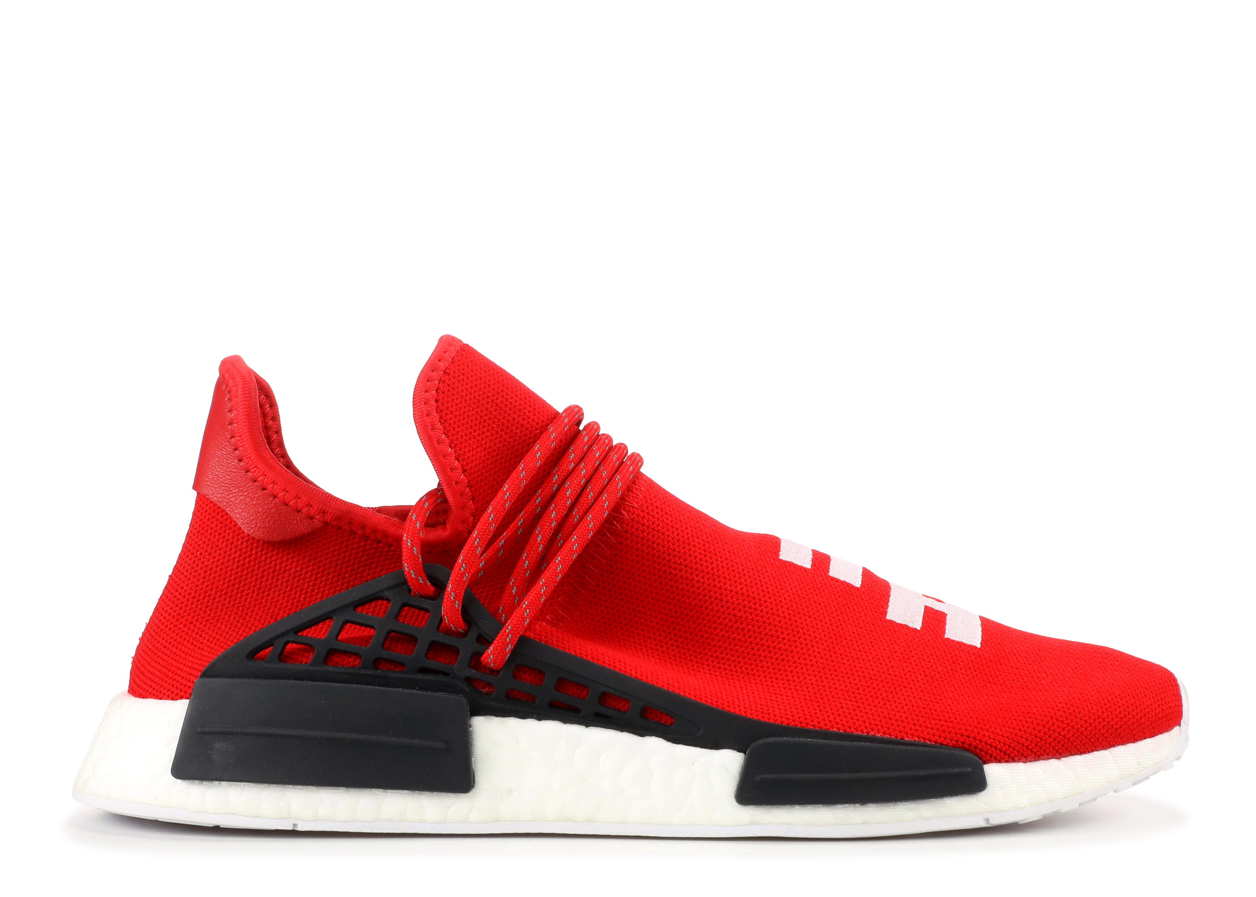 red human race sneakers