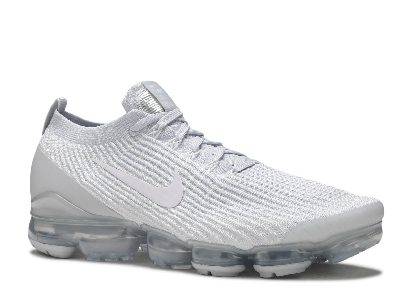 Nike Air Vapormax Flyknit 3 'pure Platinum' in White for Men - Lyst