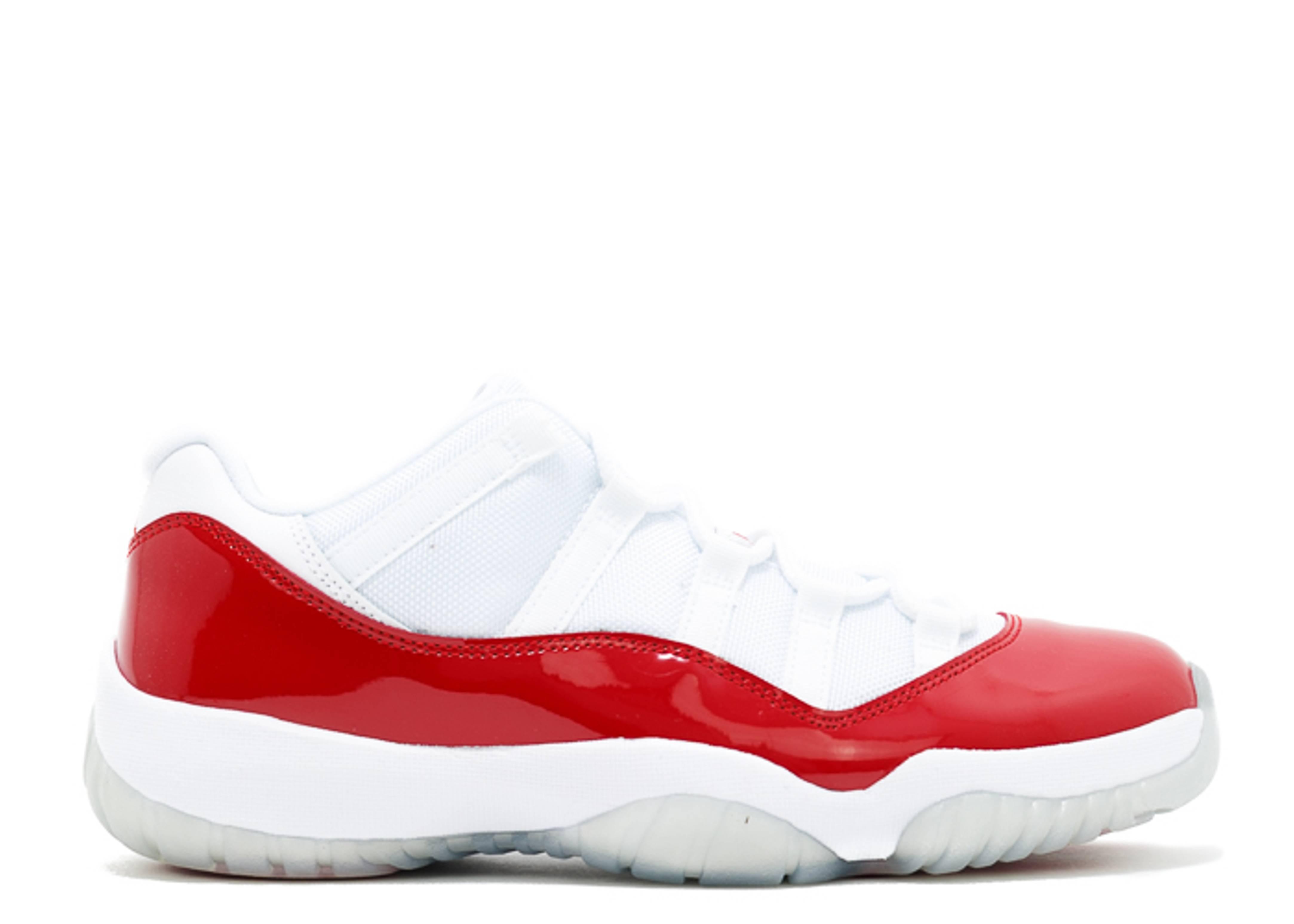 Nike 11 Retro Low 'cherry' 2016 in White for Men - Lyst