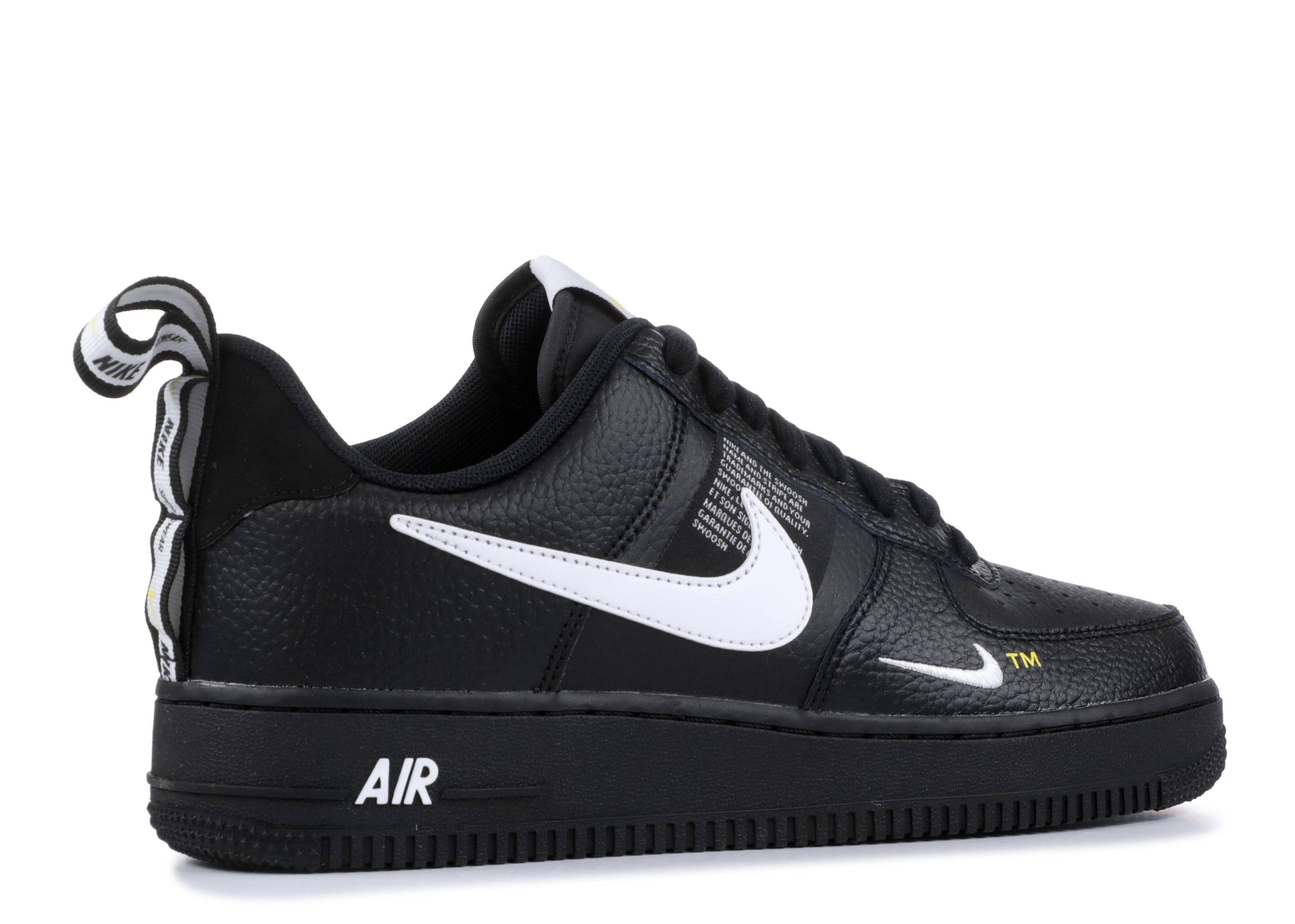 white & black air force 1 07 lv8 utility trainers
