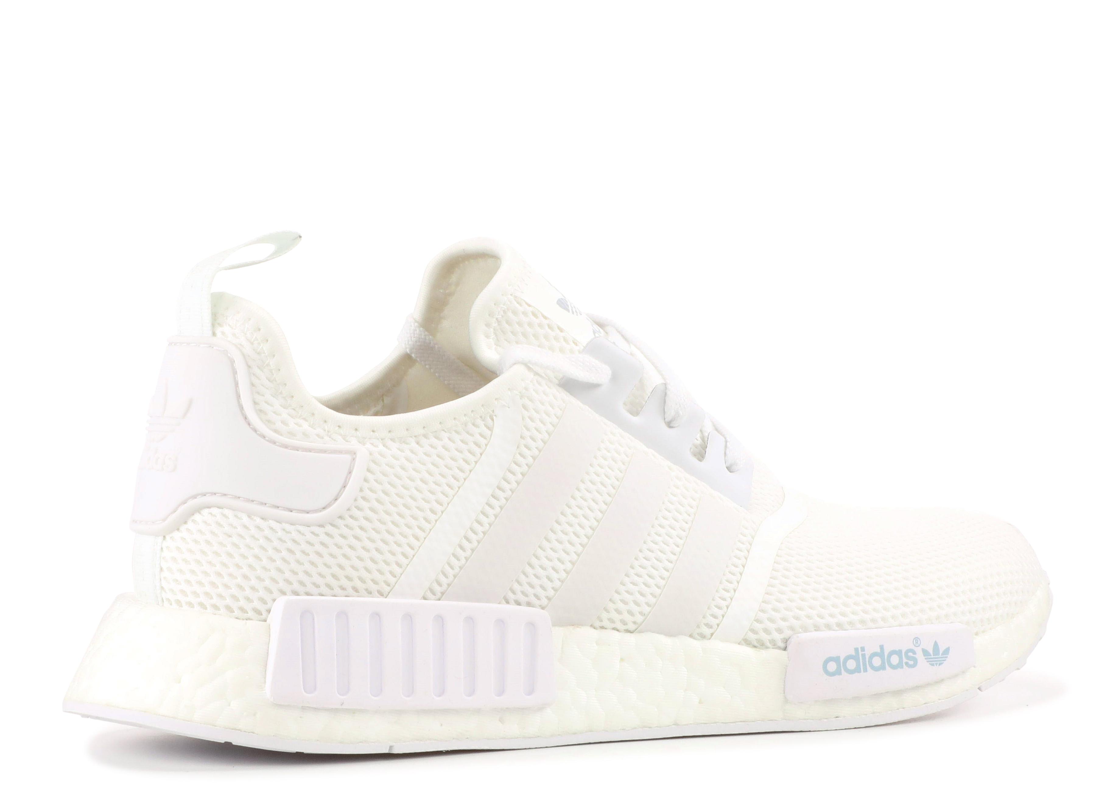 all white adidas nmd r1